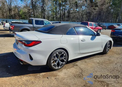 2025 BMW 430I z USA, uszkodzony, nr VIN WBA33DB00SCS60406